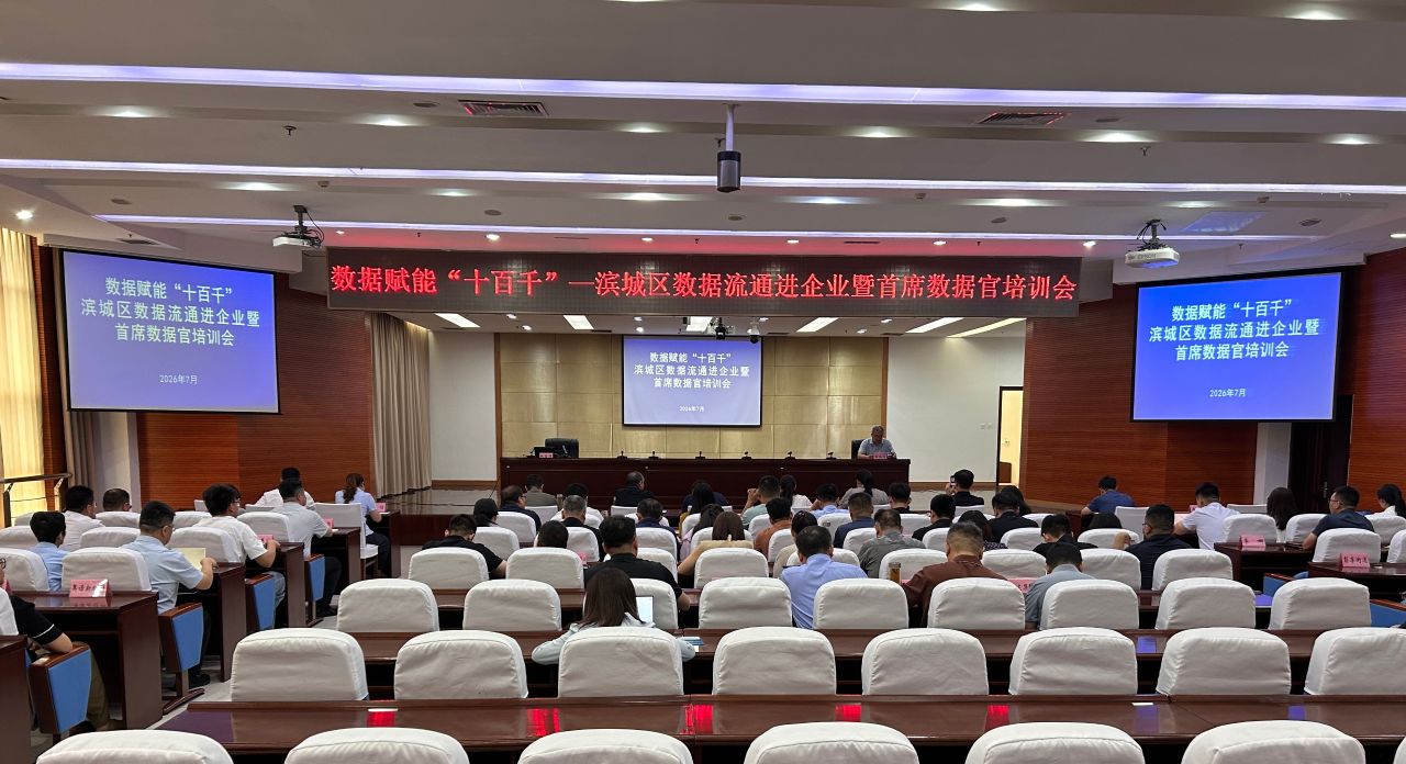 数据流通进企业!滨城区开展首席数据官培训