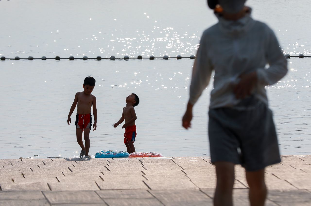 热浪来袭!滨州中海公园成市民夏日“清凉驿站” - 图片 5