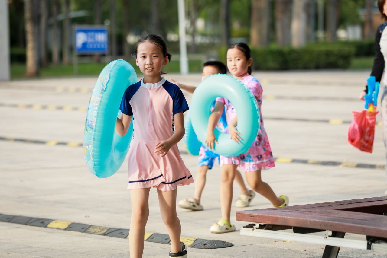 热浪来袭!滨州中海公园成市民夏日“清凉驿站”